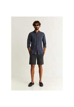 Camisa Vintage 46189NAVY39 Azul