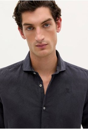 Camisa Vintage Linen Se 57298NAVY39 Azul