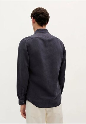 Camisa Vintage Linen Se 57298NAVY39 Azul