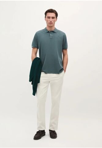 Polo Basico 55950GREENXXL Verde Scalpers