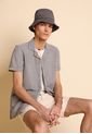 Camisa Hawaian Linen Ss Shirt Grey Scalpers de Scalpers