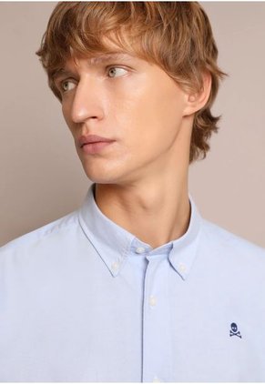 Camisa Oxford Calavera K13470SKYBLUE38 Multicolor