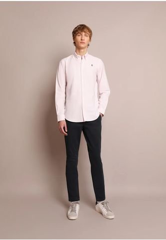 Camisa Oxford Calavera 24691PINKSTRIPES45 Multicolor Scalpers