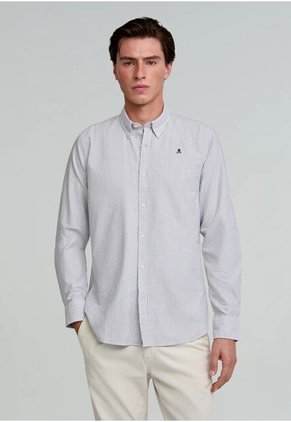 Camisa New Oxford Bd 48394DARKGREENSTRI45 Multicolor