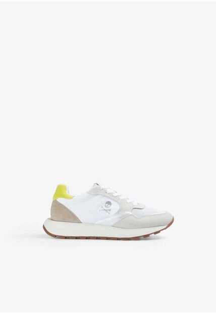 Tenis Scalpers Gina Mujer 58535OFFWHITE/LIME37 Multicolor