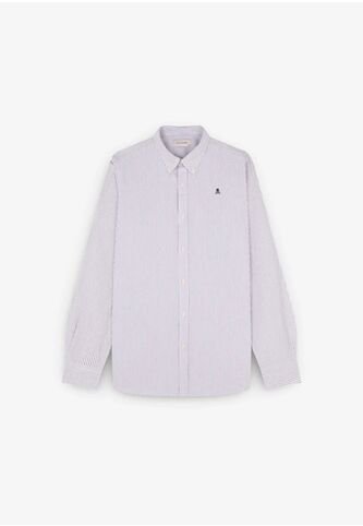 Camisa New Oxford Bd 48394BURGUNDYSTRIP41 Multicolor Scalpers