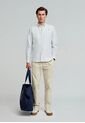 Camisa New Oxford Bd 48394KHAKISTRIPES43 Multicolor de Scalpers