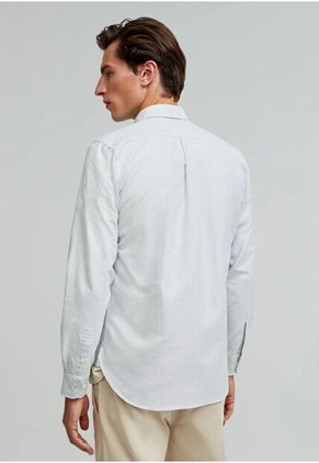 Camisa New Oxford Bd 48394KHAKISTRIPES43 Multicolor