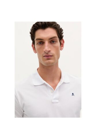 Polo Basico Calavera K14713WHITEXS Blanco Scalpers
