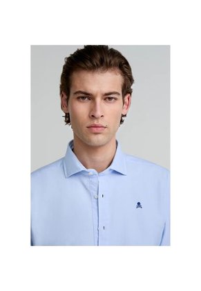 Camisa Polera Calavera K13468SKYBLUE40 Azul