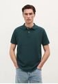 Polo Basico 55950DARKGREENL Verde de Scalpers