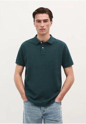 Polo Basico 55950DARKGREENL Verde