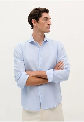 Camisa Vintage Linen Se 57298SKYBLUE40 Azul