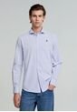 Camisa Sport Elisse 24424WHITEBLUESTRI38 Multicolor de Scalpers