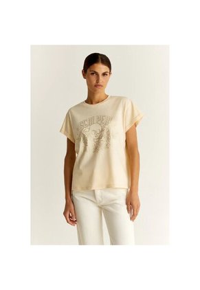 Camiseta Rock Foil 44540NATURALS Natural