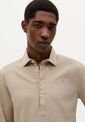 Camisa Tipo Polo New Colors 57296BEIGE45 Beige de Scalpers