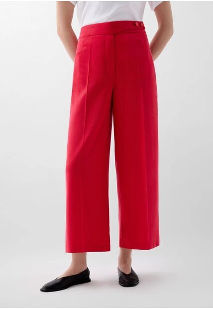 Pantalón Fluido 58636REDM Rojo