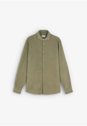 Camisa Vintage Linen Se 57298KHAKI45 Caqui
