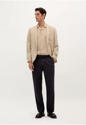 Pantalon Firenze Linnen 55720NAVY38 Azul