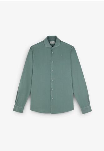 Camisa Vintage Linen Se 57298LIGHTGREEN38 Verde Scalpers