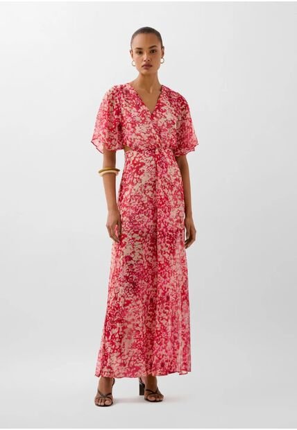 Vestido Monet Print Raspberry 58550RASPBERRYXL Multicolor