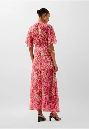 Vestido Monet Print Raspberry 58550RASPBERRYXL Multicolor