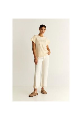 Camiseta Rock Foil 44540NATURALS Natural