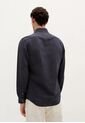 Camisa Vintage Linen Se 57298NAVY39 Azul de Scalpers