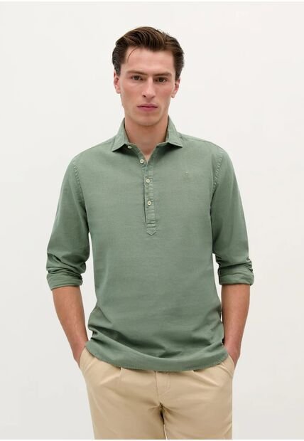Camisa Tipo Polo New Colors 57296LIGHTGREEN39 Verde