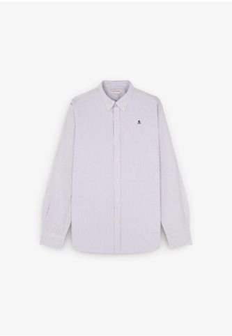 Camisa New Oxford Bd 48394BURGUNDYSTRIP41 Multicolor Scalpers