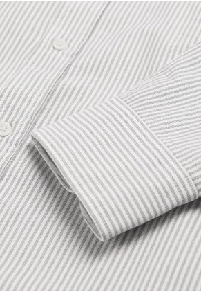 Camisa New Oxford Bd 48394TAUPESTRIPES44 Multicolor