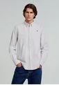 Camisa New Oxford Bd 48394TAUPESTRIPES44 Multicolor de Scalpers