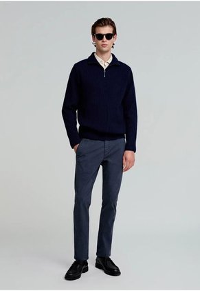 Pantalon Casual Chino 48027NAVY38 Multicolor