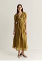 Vestido Lurex Knot 44392OLIVES Multicolor de Scalpers