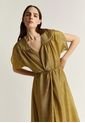 Vestido Lurex Knot 44392OLIVES Multicolor de Scalpers