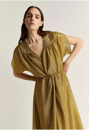 Vestido Lurex Knot 44392OLIVES Multicolor