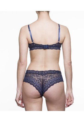 Conjunto Lenceria SCHERZO Adagio 5 Sensual Sin Liguero Azul