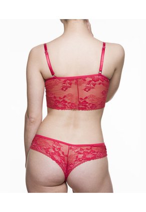 Conjunto Lenceria SCHERZO Piacere 3 Sensual Ejecutiva Rojo