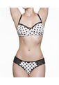 Conjunto Lenceria SCHERZO Piacere 1 Sensual Ejecutiva Negro Marfil de Scherzo Lingerie