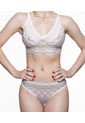 Conjunto Lenceria SCHERZO Piacere 5 Sensual Ejecutiva Blanco Negro de Scherzo Lingerie