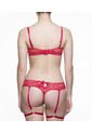 Conjunto Lenceria SCHERZO Adagio 3 Sensual Liguero Removible Rojo de Scherzo Lingerie