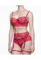 Conjunto Lenceria SCHERZO Adagio 4 Sensual Con Liguero Rojo de Scherzo Lingerie