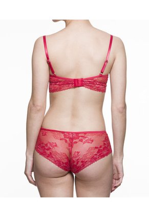 Conjunto Lenceria SCHERZO Adagio 4 Sensual Sin Liguero Rojo