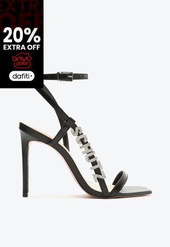 Sandalia Negro Schutz S2085101280002T40 SCHUTZ