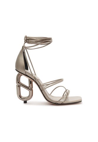 Sandalia Plateado Schutz S2142300040014-38 SCHUTZ