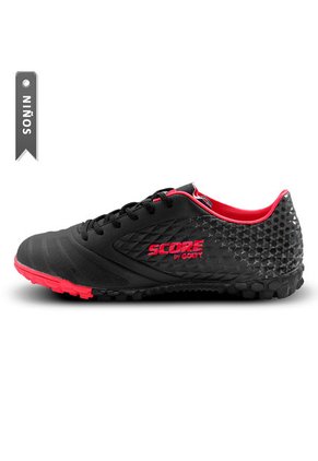 Zapatillas Score By Golty Turf Formacion Para Niños-Negro