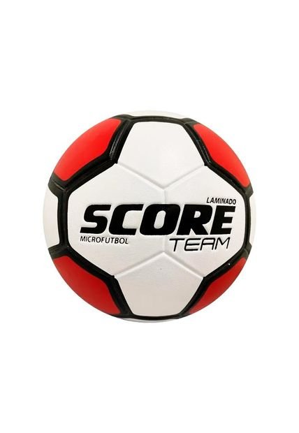 Balón Micro Fútbol Score Team Laminado-Rojo