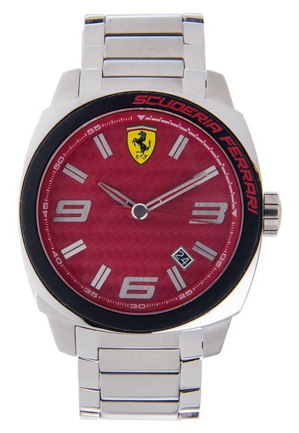 Reloj Scuderia Ferrari Plateado