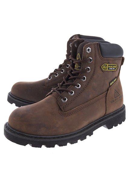 Bota Outdoor Marrón SEALAND Worker Puntera de Seguridad - Compra Ahora |  Dafiti Colombia
