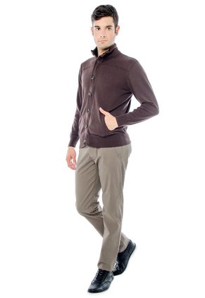 Pantalón Café Claro Selected